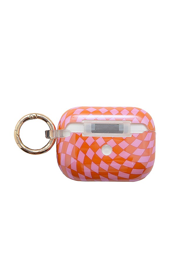 view 2 of 4 FUNDA PARA AIRPOD AIRPOD in Checkmate Pink & Orange