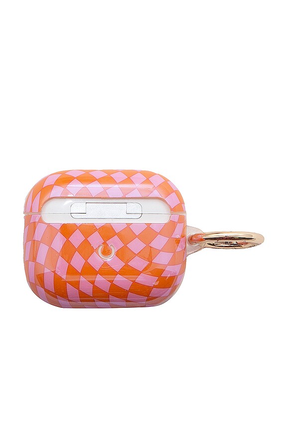view 2 of 4 AirPod Generation 3 Case in Checkmate Pink & Orange