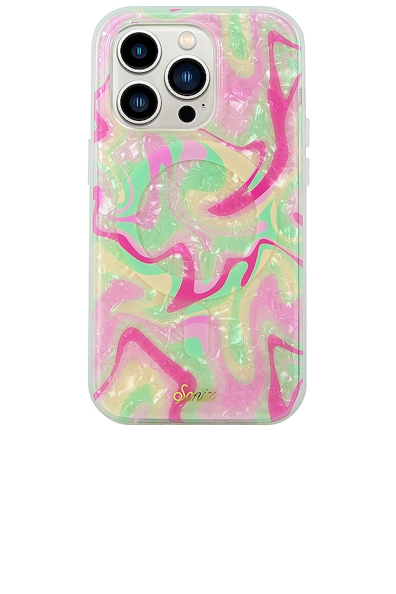 view 1 of 4 Magsafe Compatible Iphone 14 Pro in Strawberry Matcha