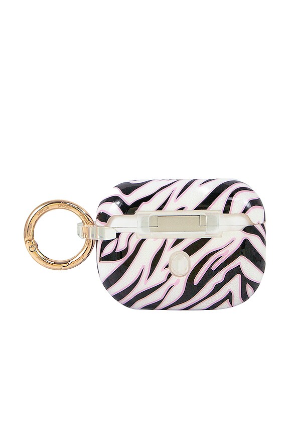 view 2 of 4 Airpod Pro Case in Y2k Zebra