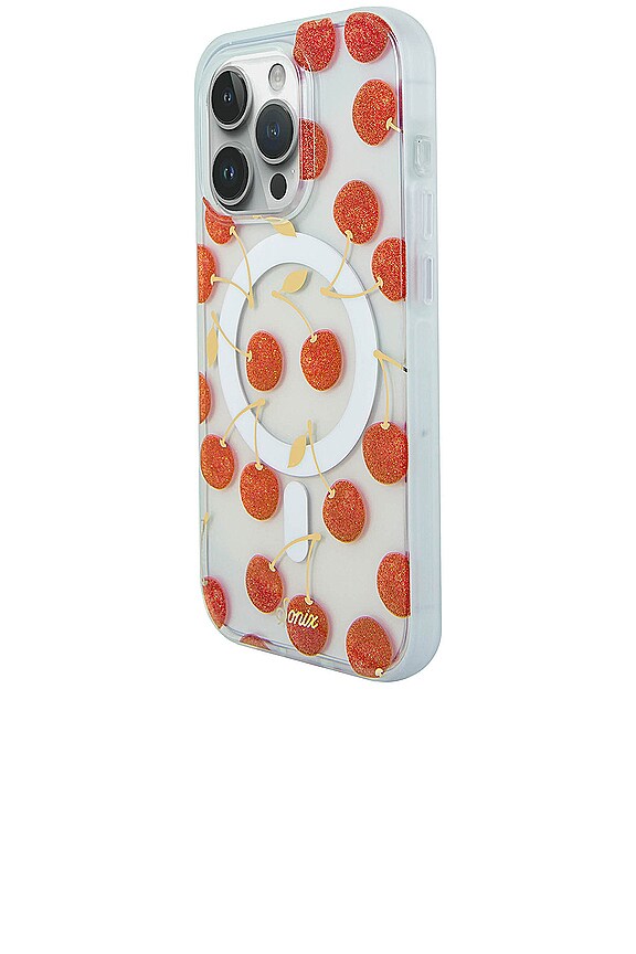 view 2 of 3 Magsafe Compatible Iphone 15 Pro in Cherry On Top