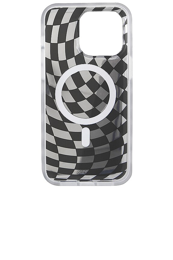 view 2 of 4 FUNDA IPHONE in Checkmate Black & Silver