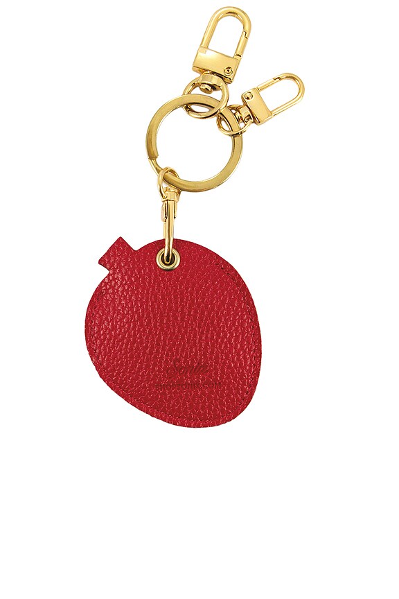 view 2 of 4 Airtag Keychain in Strawberry