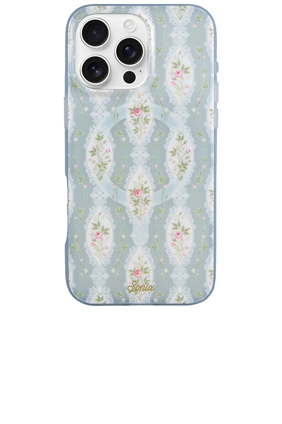 view 1 of 4 Iphone 16 Pro Max Case in Cottagecore in Blue