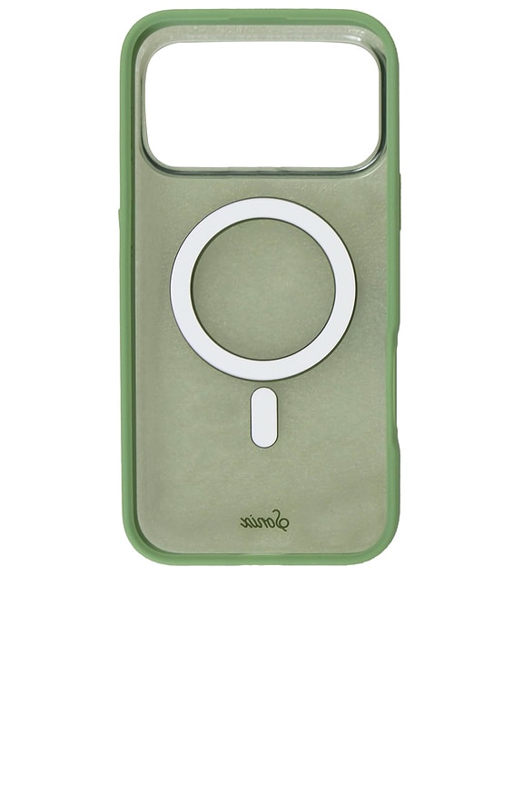 view 2 of 4 Magsafe Compatible iPhone 17 Pro Max Case in Glass Sage