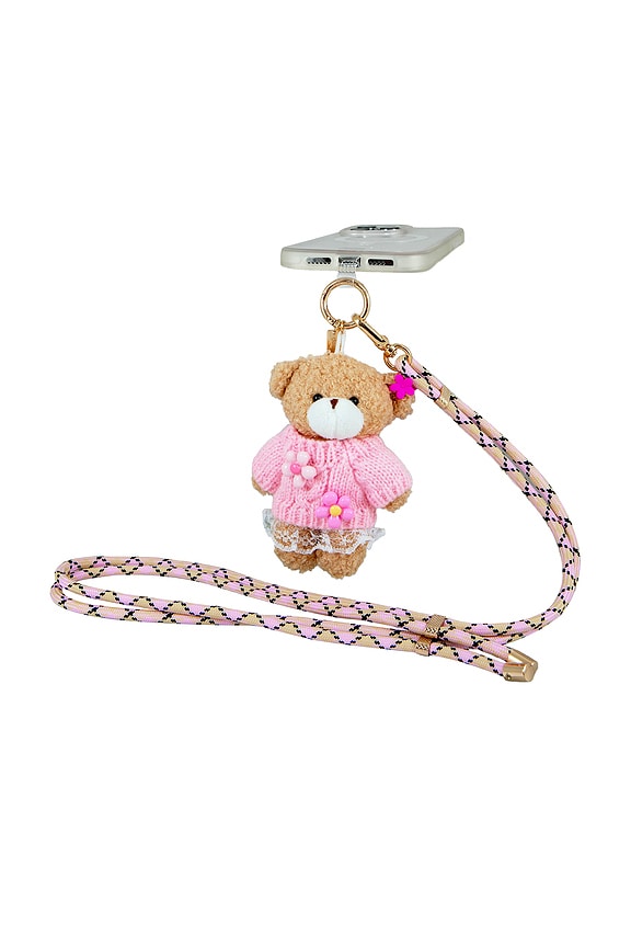 view 2 of 3 CINTA PARA EL TELÉFONO UNIVERSAL PHONE CROSSBODY STRAP in Pink