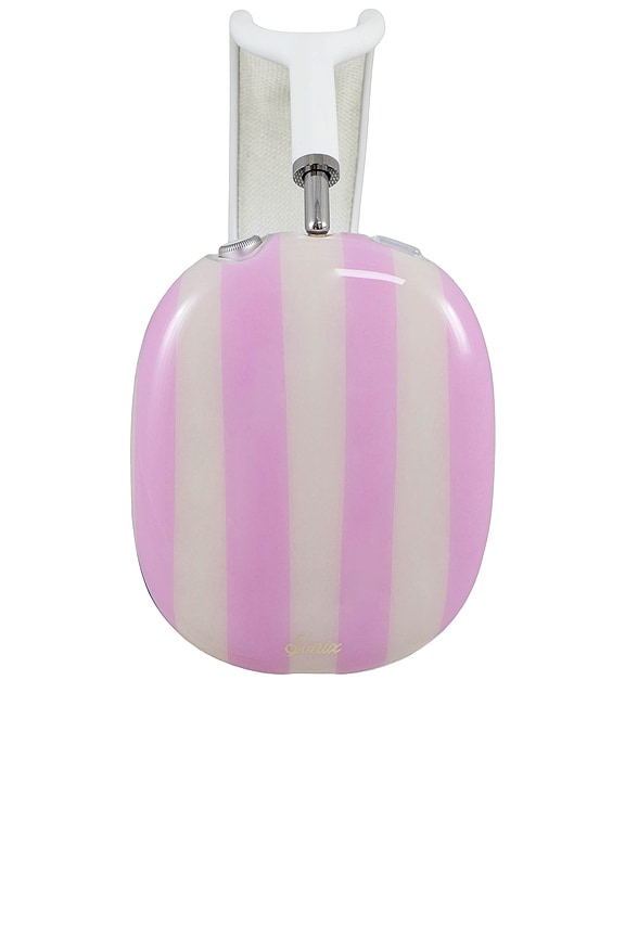 view 2 of 9 Jelly Stripe Airpods Max Covers in Pink & Cream