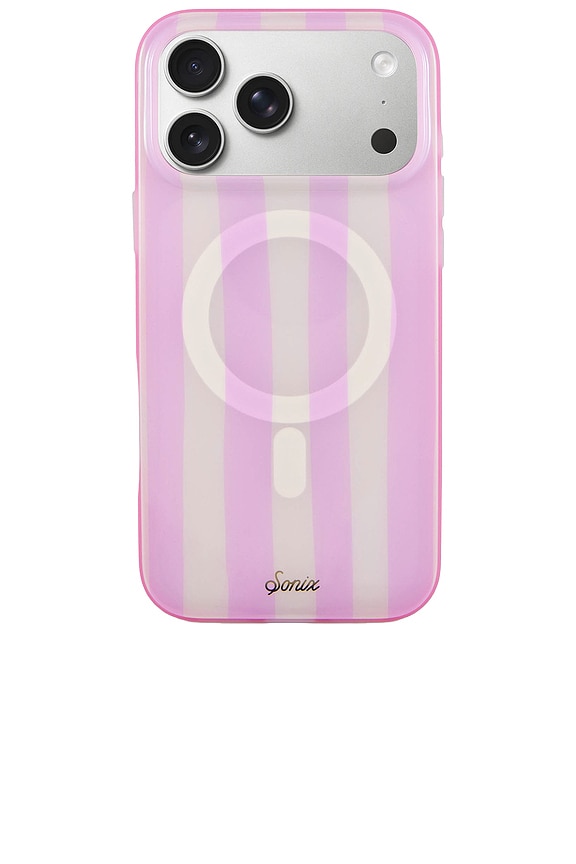 view 1 of 4 FUNDA PARA IPHONE 17 PRO MAX JELLY STRIPE in Pink & Cream