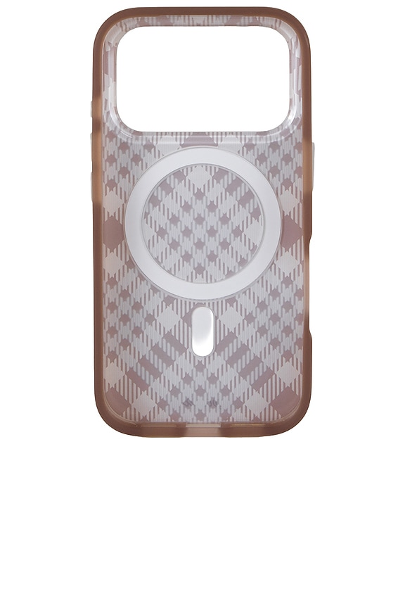 view 2 of 4 Iphone 18 Pro Magsafe Compatible in Brown Plaid