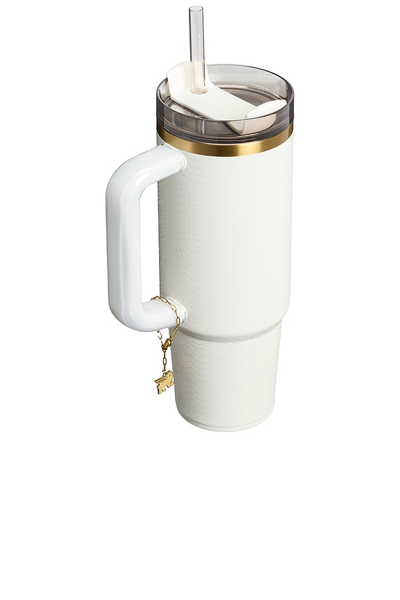 view 2 of 3 Quencher Luxe Tumbler 30oz in Pale Stone Snakeskin