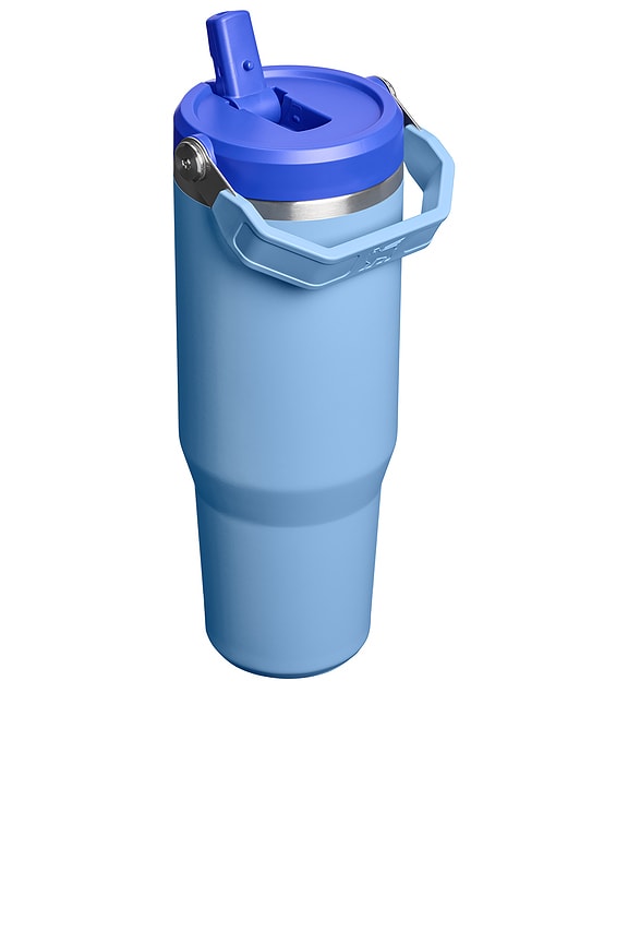 view 2 of 2 The Iceflow Flip Straw 2.0 Tumbler 30 Oz in Blue Sky