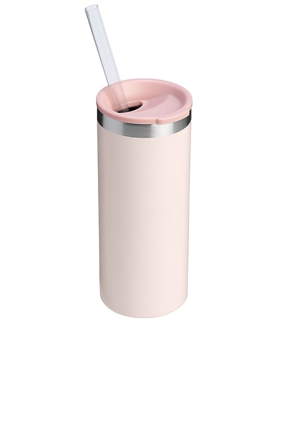 view 2 of 3 The Everyday Slim Can Cooler Cup 10 Oz in Rose Quartz