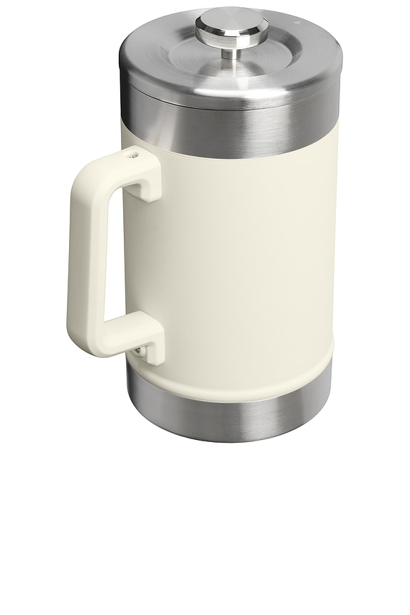 view 2 of 3 PRESA FRANCESA PERFECT-BREW FRENCH PRESS in Cream Gloss