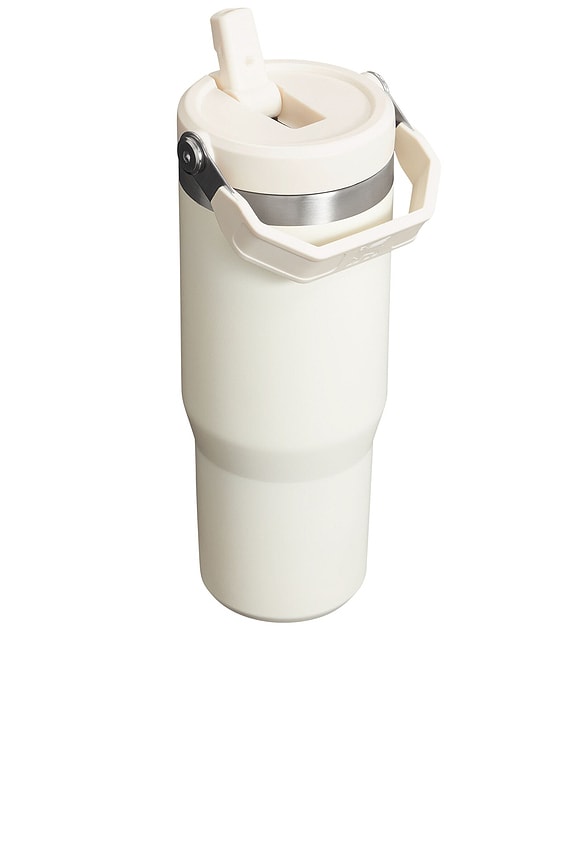 view 2 of 2 TAZA THE ICEFLOW FLIP STRAW TUMBLER in Cream