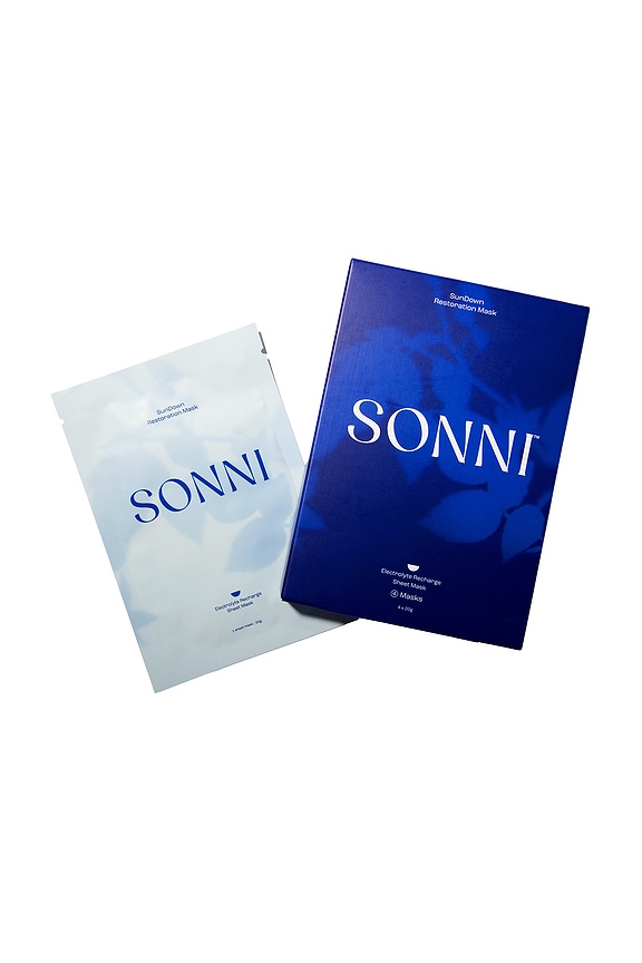 view 2 of 3 Sundown Restoration Electrolyte Sheet Mask Pack Of 4 in 