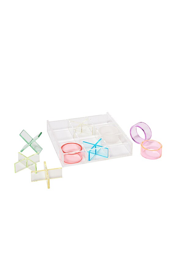 view 2 of 3 Lucite Tic Tac Toe Set in Aurora