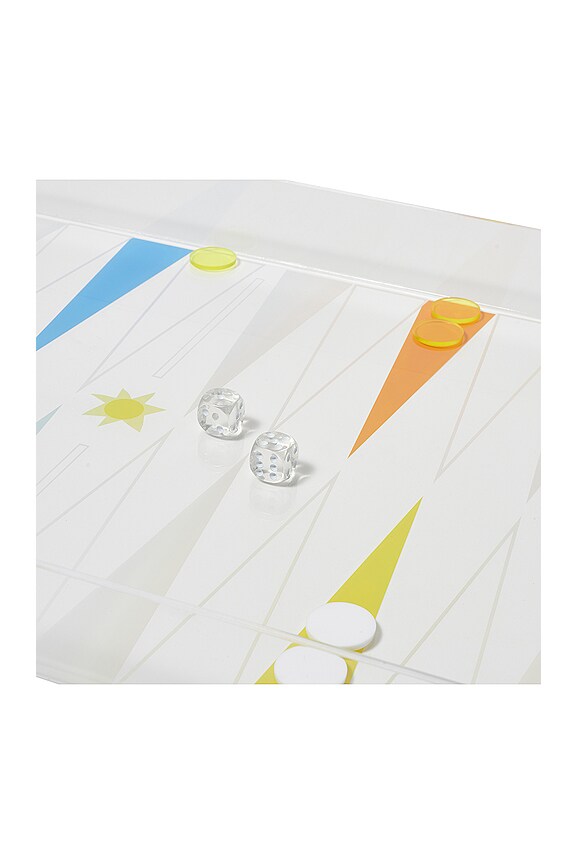 view 2 of 3 Backgammon Cocktail Tray in Utopia