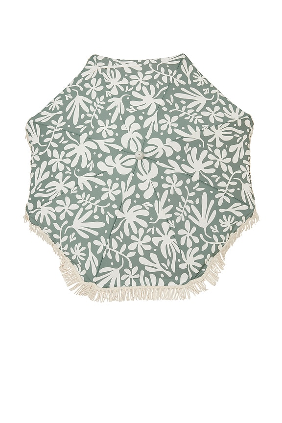 view 2 of 7 PARAPLUIE LUXE BEACH UMBRELLA THE VACAY OLIVE in The Vacay Olive