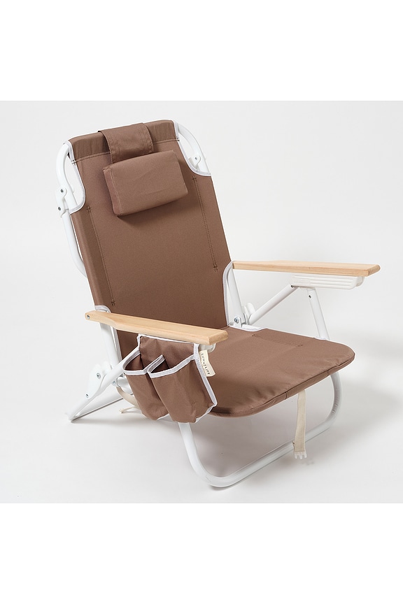 view 2 of 4 Deluxe Beach Chair in Rustico Driftwood