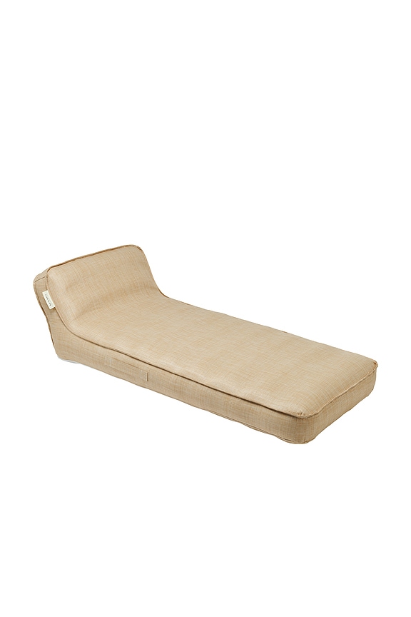 view 1 of 5 CHAISE LONGUE LUXE LOUNGER in Tierra Rattan