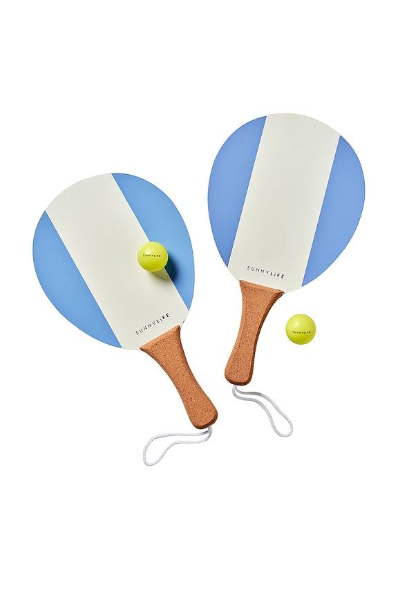 view 1 of 4 REMOS DE PLAYA VINTAGE BEACH PADDLES in La Mer Med Blue