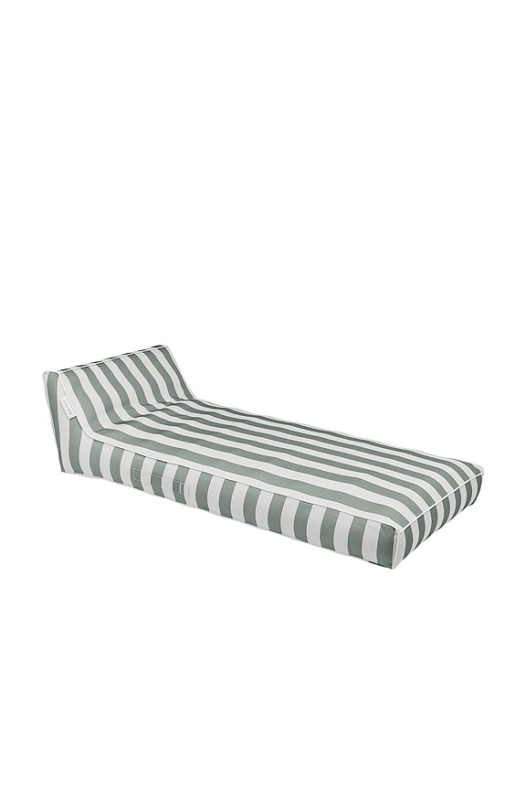 view 1 of 4 Luxe Lounger in Seagrass Stripe