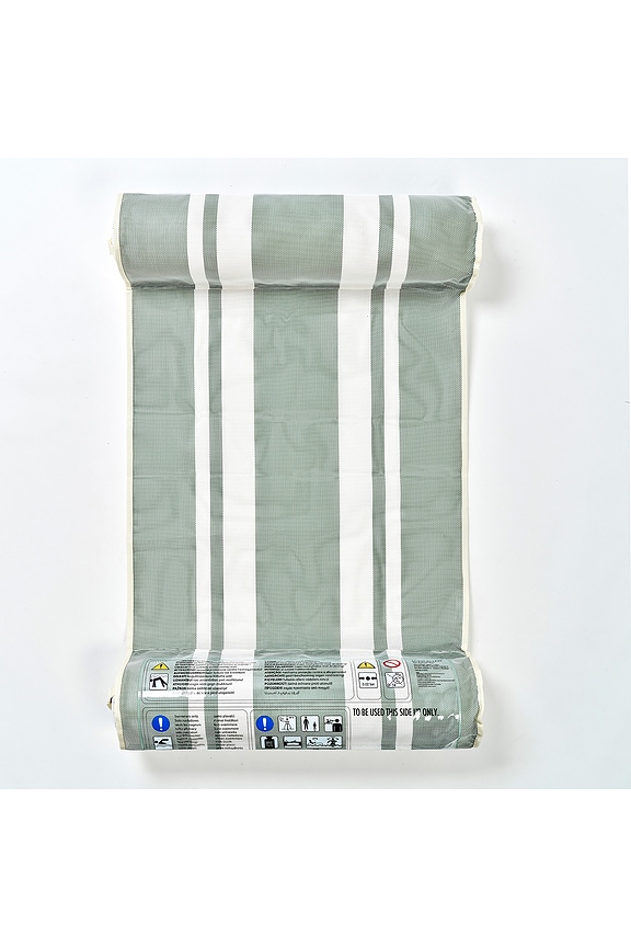 view 2 of 3 Mesh Hammock Float in Seagrass Stripe