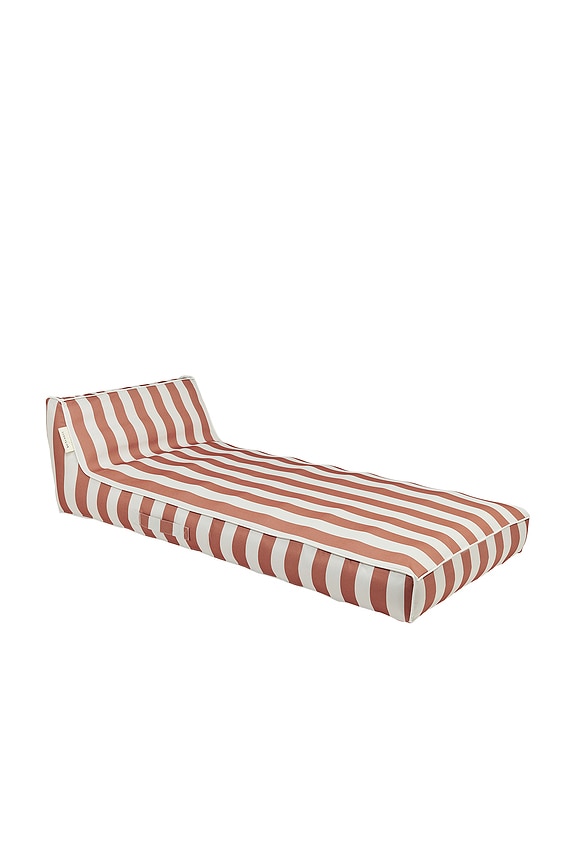 view 1 of 4 SILLA LOUNGE LUXE LOUNGER in Tierra Clay Stripe