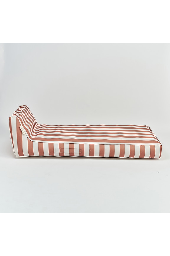 view 2 of 4 SILLA LOUNGE LUXE LOUNGER in Tierra Clay Stripe