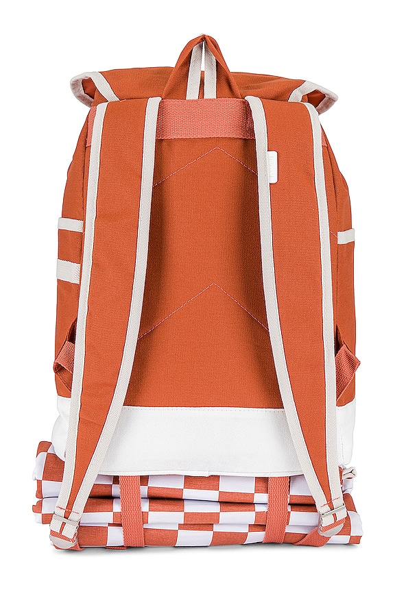view 2 of 7 Luxe Picnic Backpack in Terracotta
