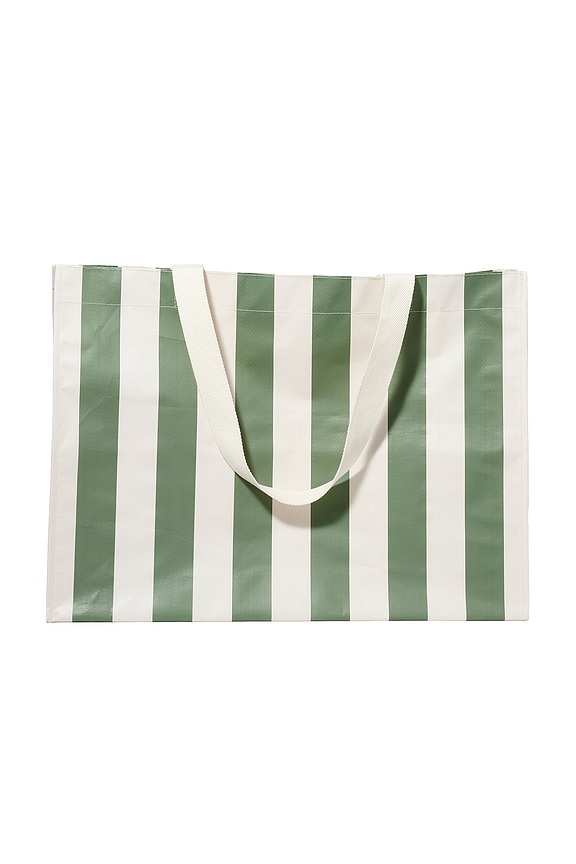 view 1 of 2 BOLSO DE PLAYA CARRYALL BEACH BAG in The Vacay Olive Stripe