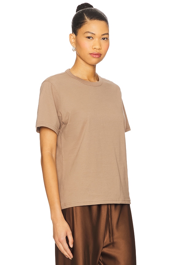 view 2 of 4 The Iconically Soft Perfect Tee in Truffle