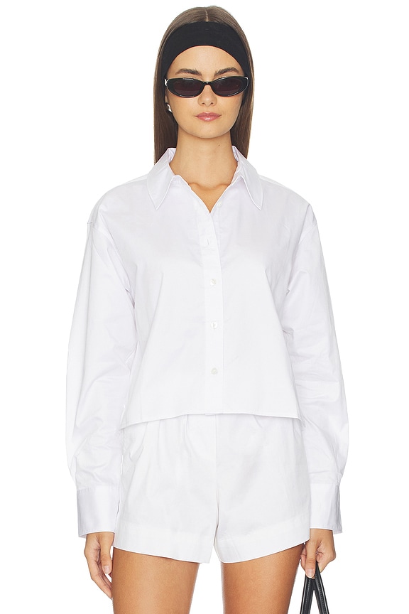 view 1 of 4 CAMISA CROPPED EVERYTHING in White