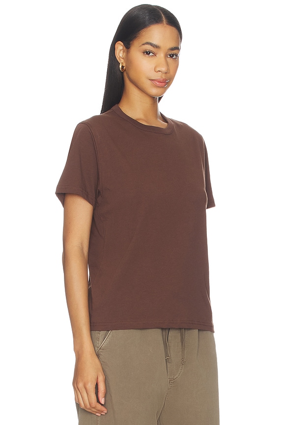 view 2 of 4 The Iconically Soft Perfect Tee in Chocolate