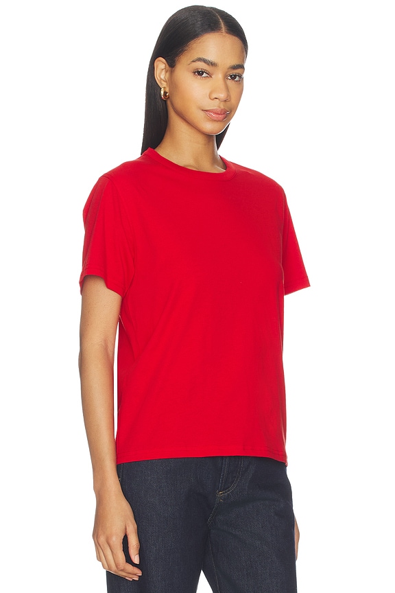 view 2 of 4 The Iconically Soft Perfect Tee in Iconic Red