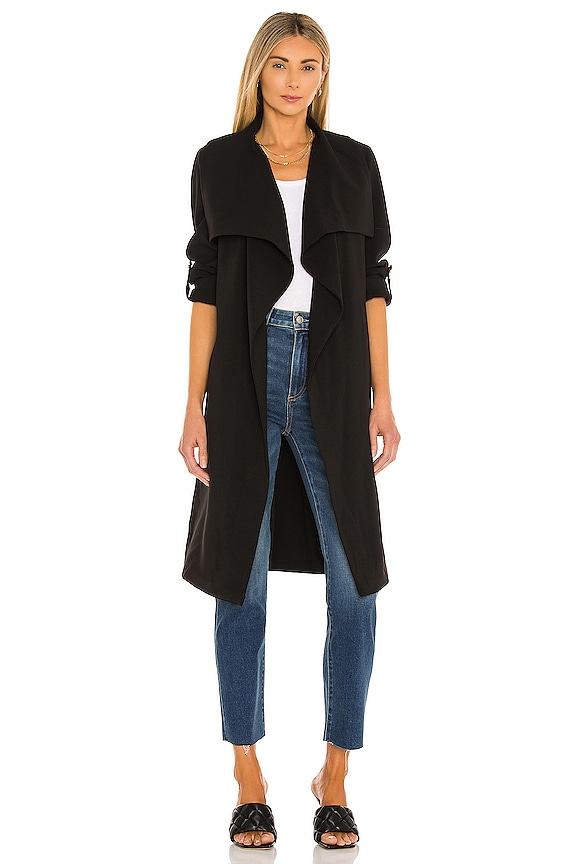 Soia & Kyo Ornella Trench Coat in Black | REVOLVE