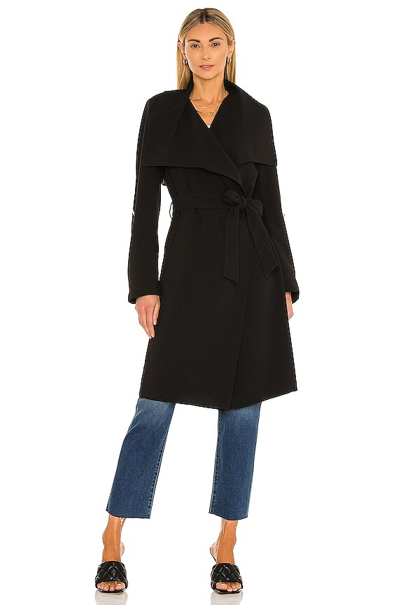 view 2 of 4 ABRIGO TRENCA ORNELLA in Black