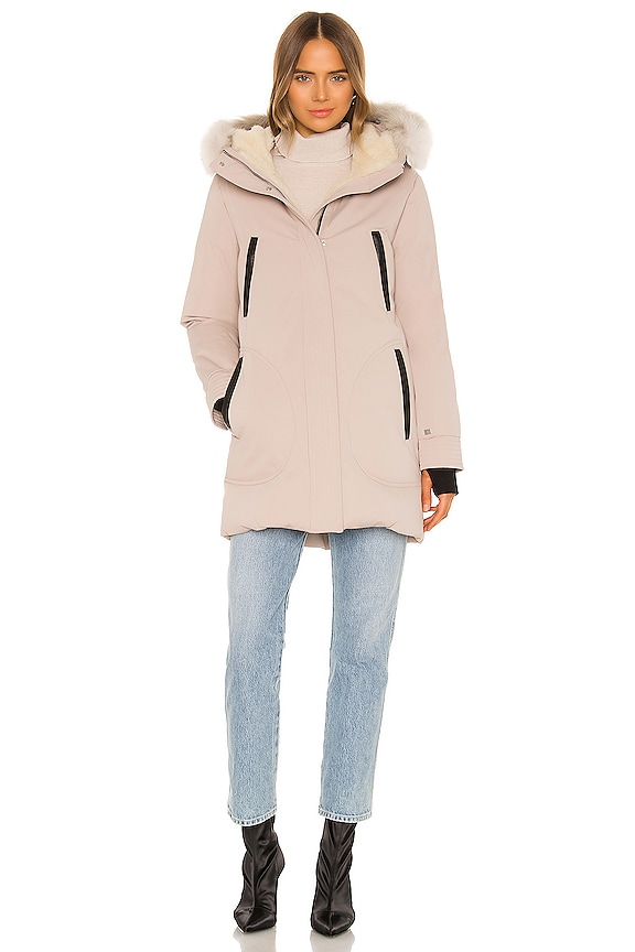 view 2 of 5 Saundra Parka With Fur Trim in Sandstone