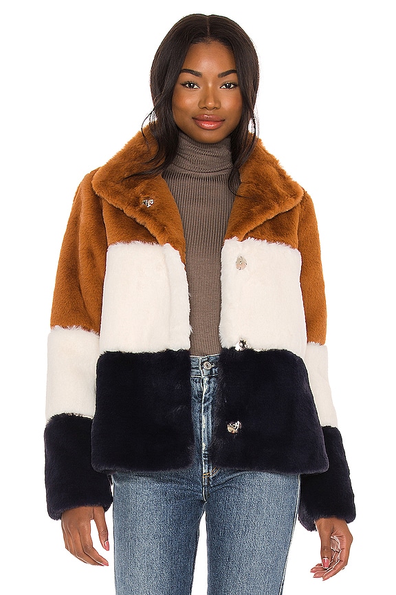 view 1 of 4 CHAQUETA PIEL SINTÉTICA BEA in Multi