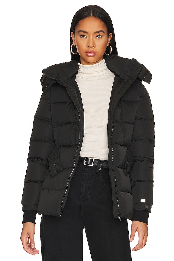 Soia & Kyo Gianna Puffer Jacket in Black | REVOLVE