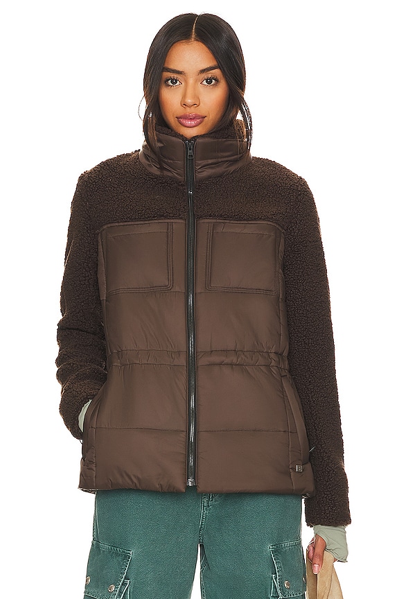 view 2 of 5 MANTEAU IZZIE in Mushroom