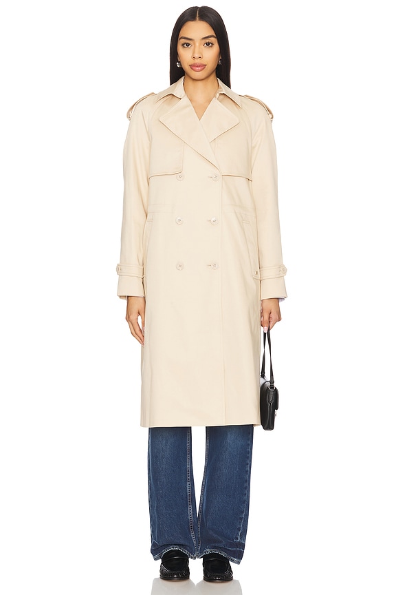 view 2 of 4 FABIOLA 트렌치 in Almond