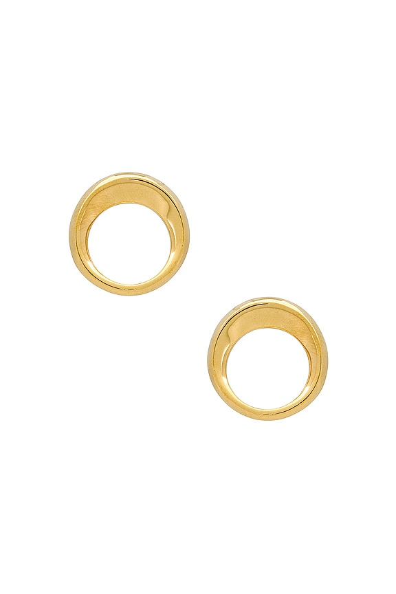 view 1 of 2 Kaya Open Studs in Gold