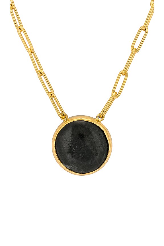 view 2 of 2 ОЖЕРЕЛЬЕ WAZI HORN in Gold & Black