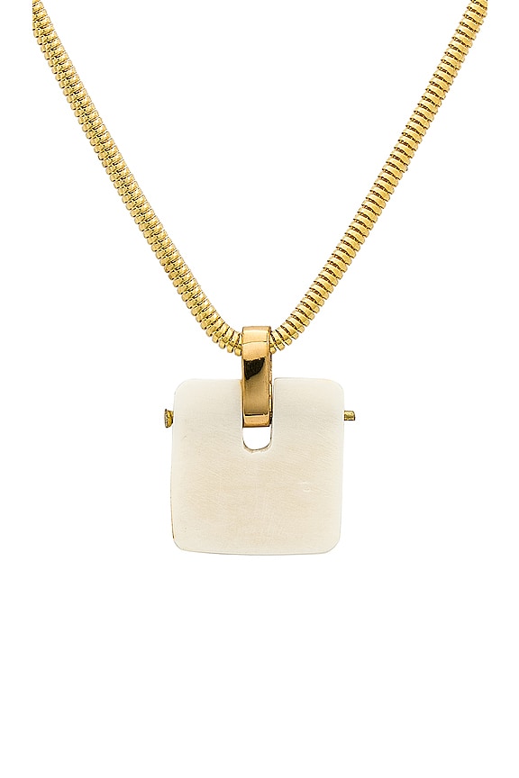 view 2 of 2 ОЖЕРЕЛЬЕ JENGA in Gold & White