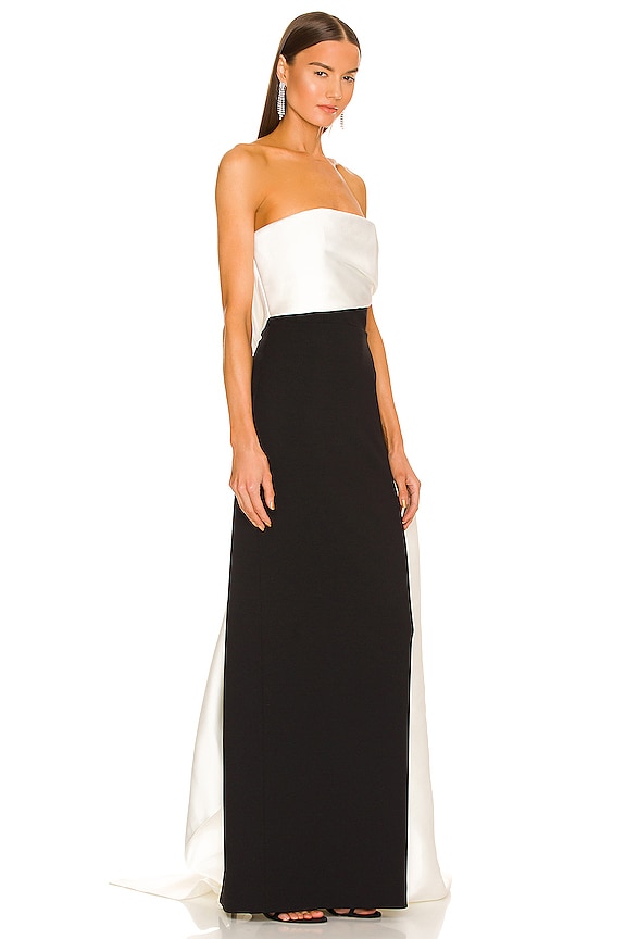 view 2 of 3 Kinsley Maxi Dress in Cream & Black