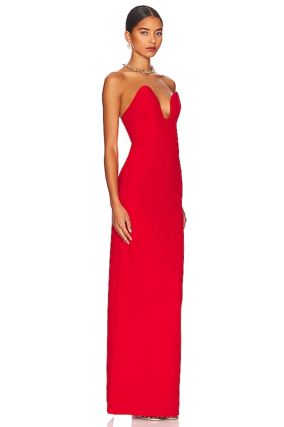 view 2 of 3 ROBE AUDREY in Red