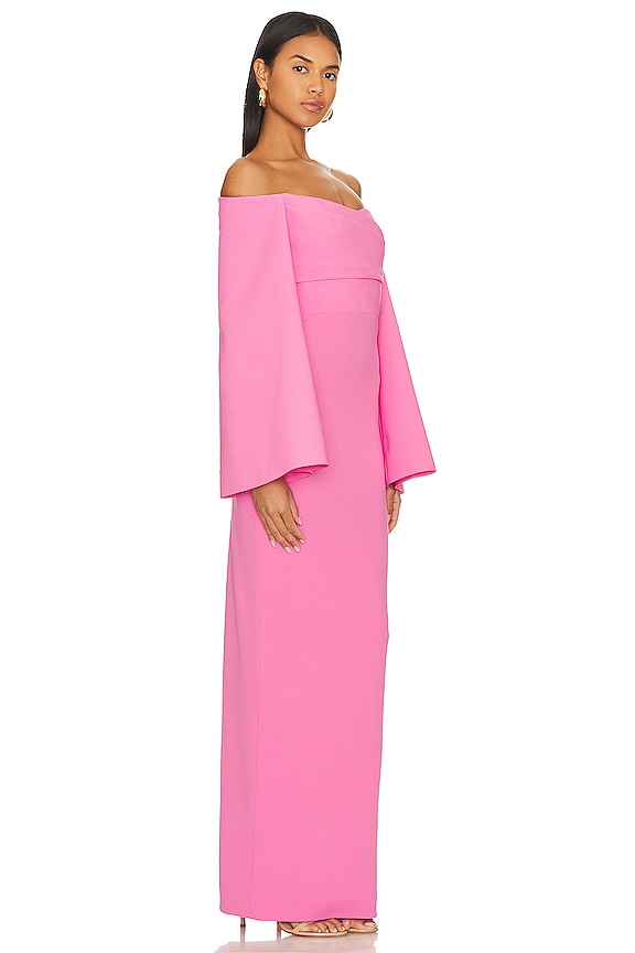 view 2 of 3 ROBE MAXI ELIANA in Rose Pink