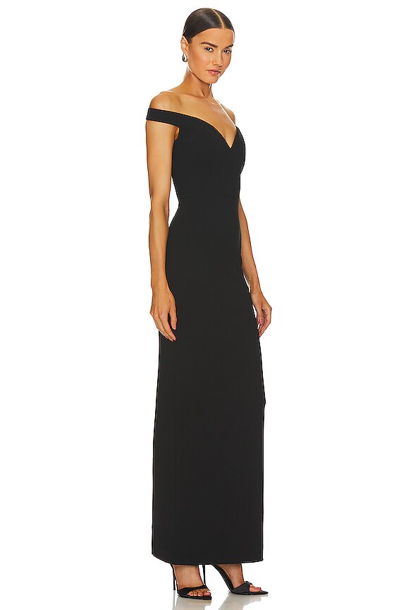 view 2 of 3 ROBE MAXI AMELIA in Black