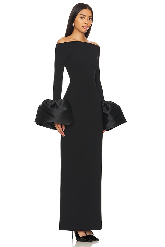 view 2 of 3 ROBE MAXI TALIA in Black